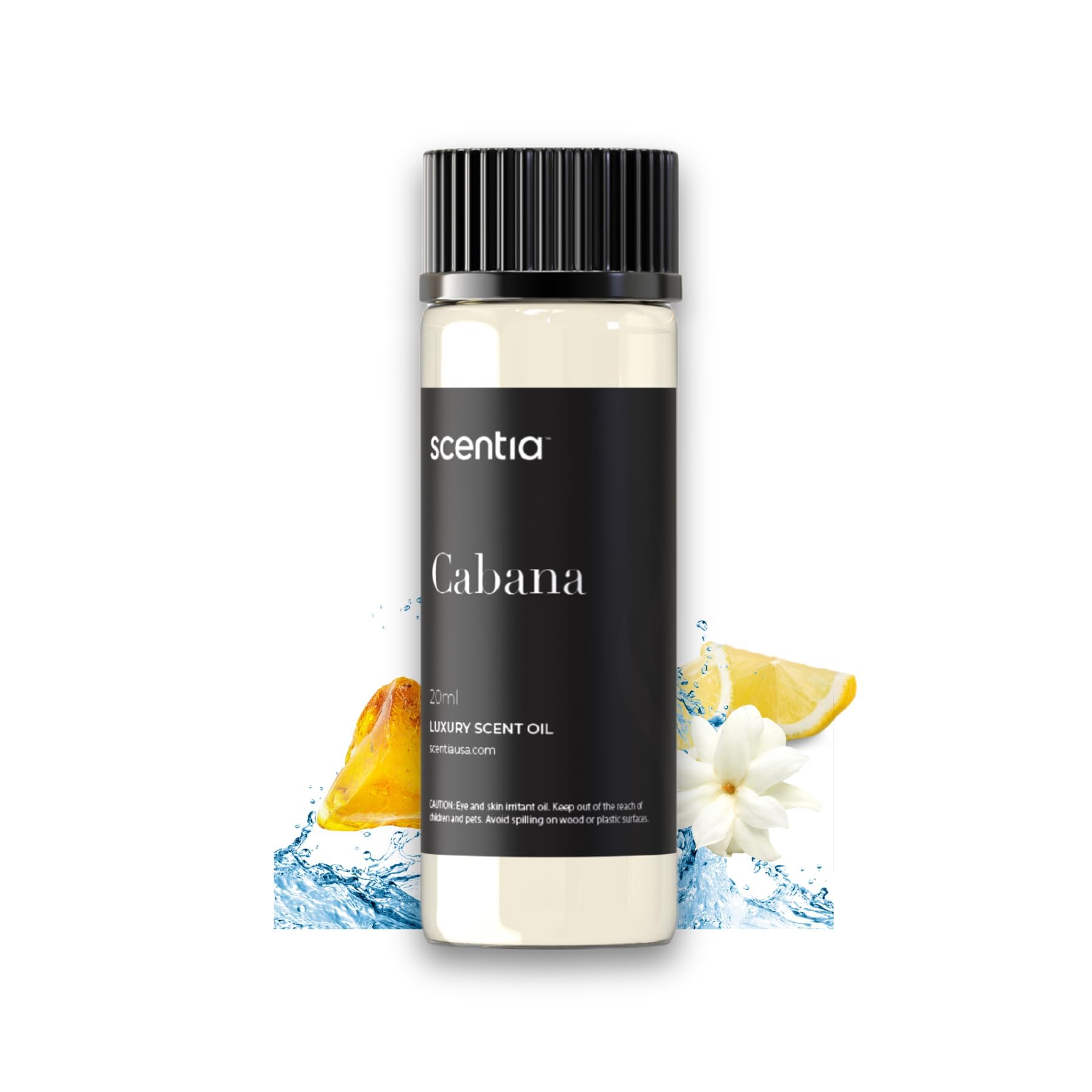 The Ritz Carlton Hotel Inspired Diffuser Oil - 20 mL - Botanical Jasmine, Bergamot & Fresh Marine Notes - Aromatherapy f