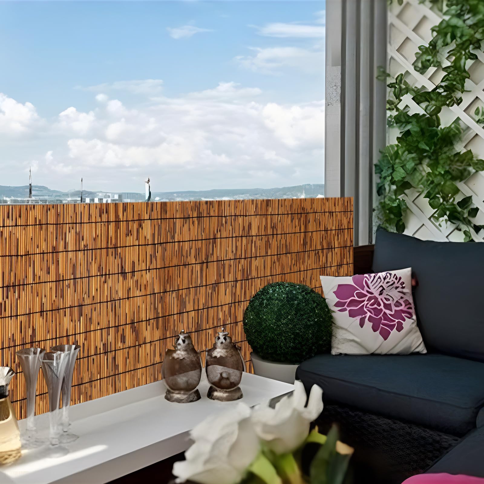 Bamboo Reed Screen Fencing 4FT X 16.4FT for Garden and Backyard
Bamboo Reed Fence 4 FT High for Outdoor Balcony Patio